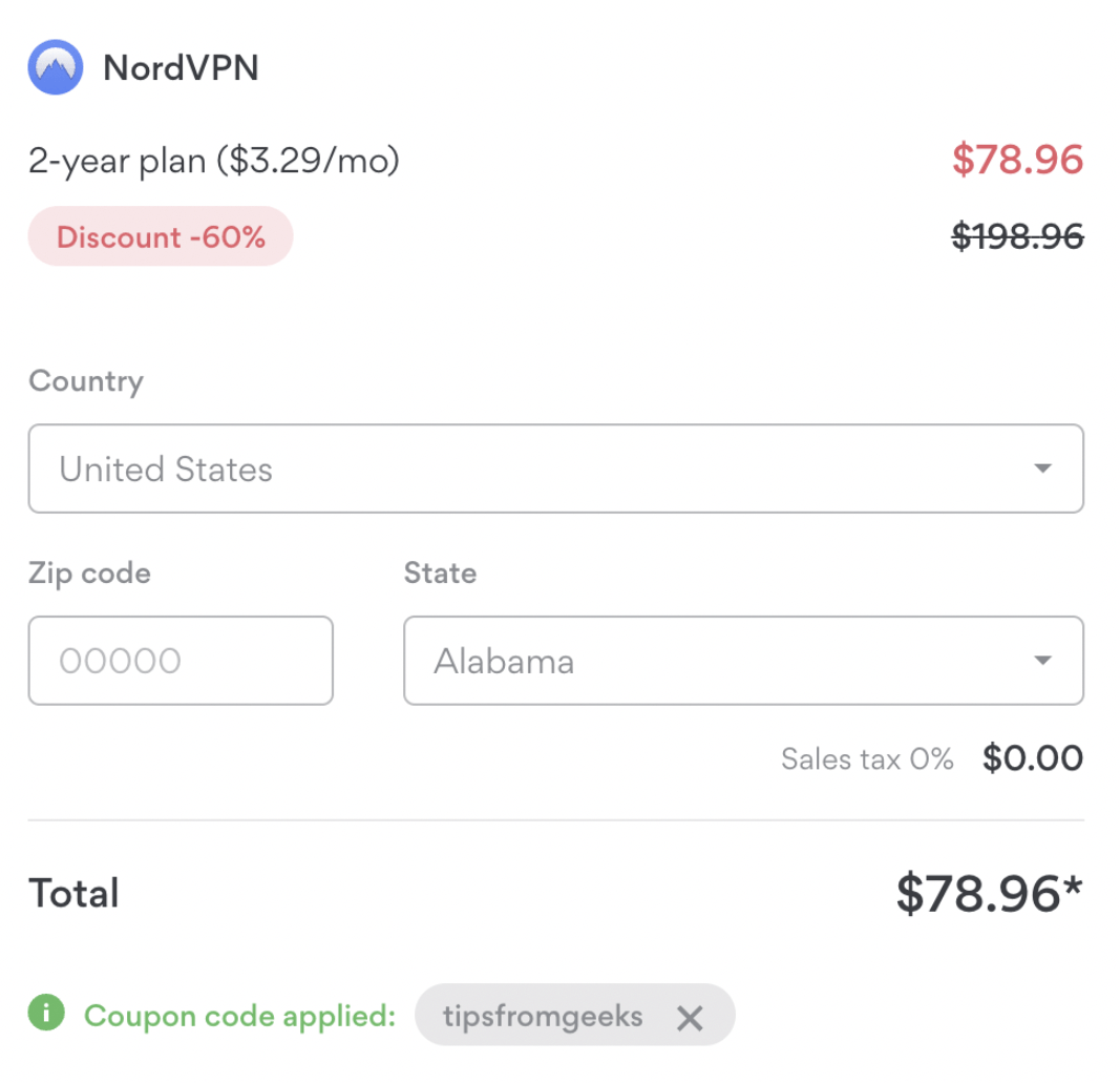 Get NordVPN with 60% off!