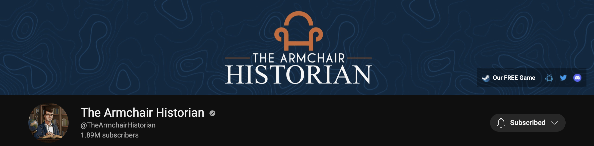The Armchair Historian Youtube Cover