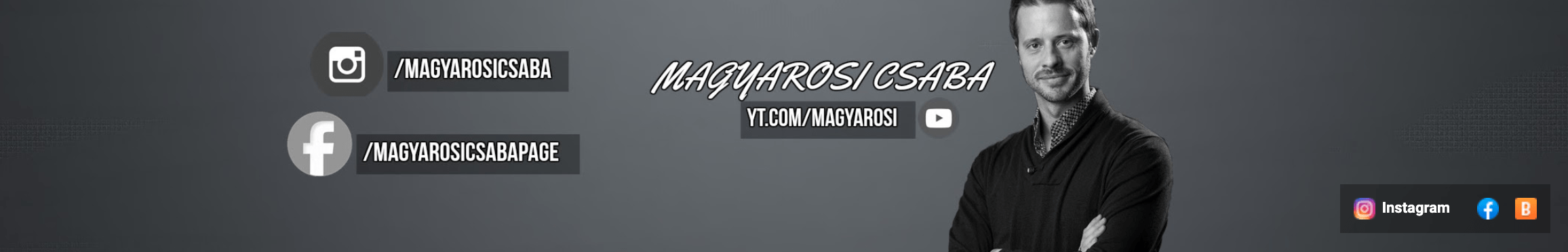 YouTube cover used by Magyarósi Csaba