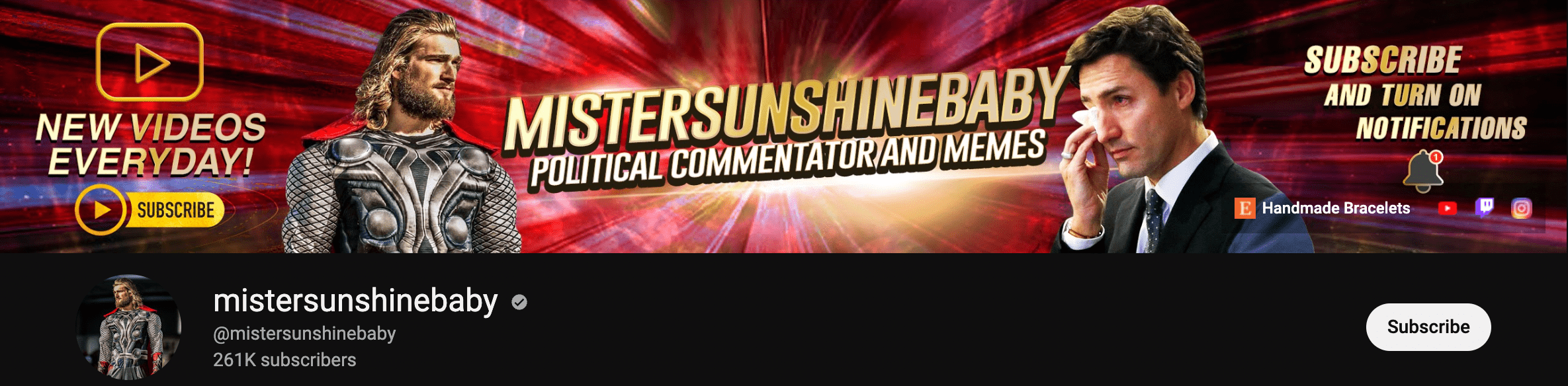 Mistersunshinebaby Youtube Cover
