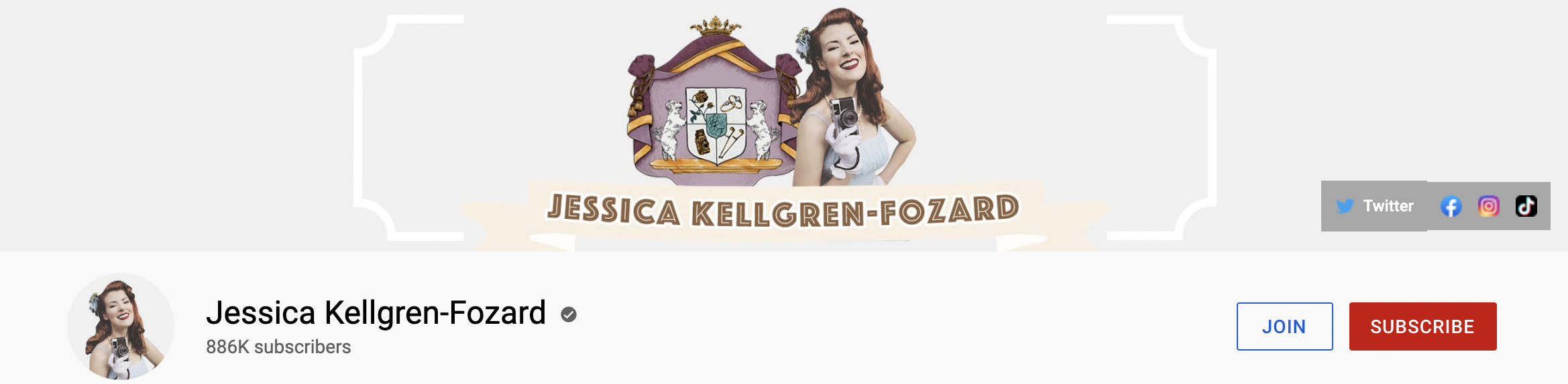 Jessica Kellgren-Fozard Youtube channel