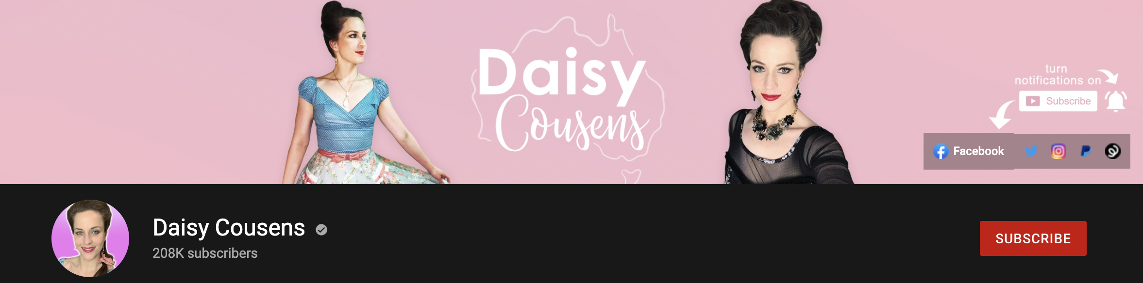 Daisy Cousens Youtube Channel