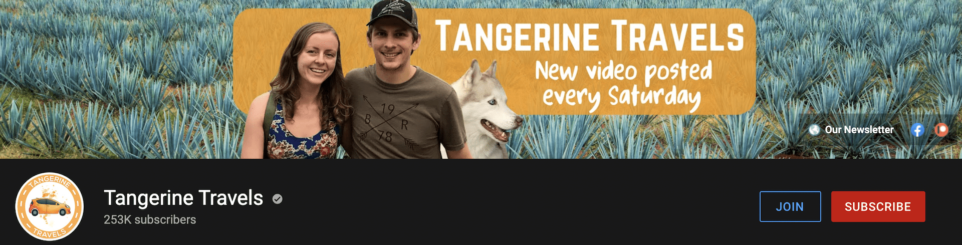 Tangerine Travels Youtube Channel