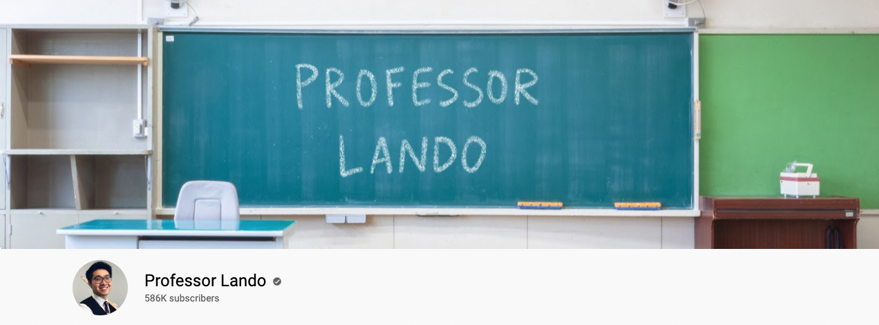 Professor Lando youtube
