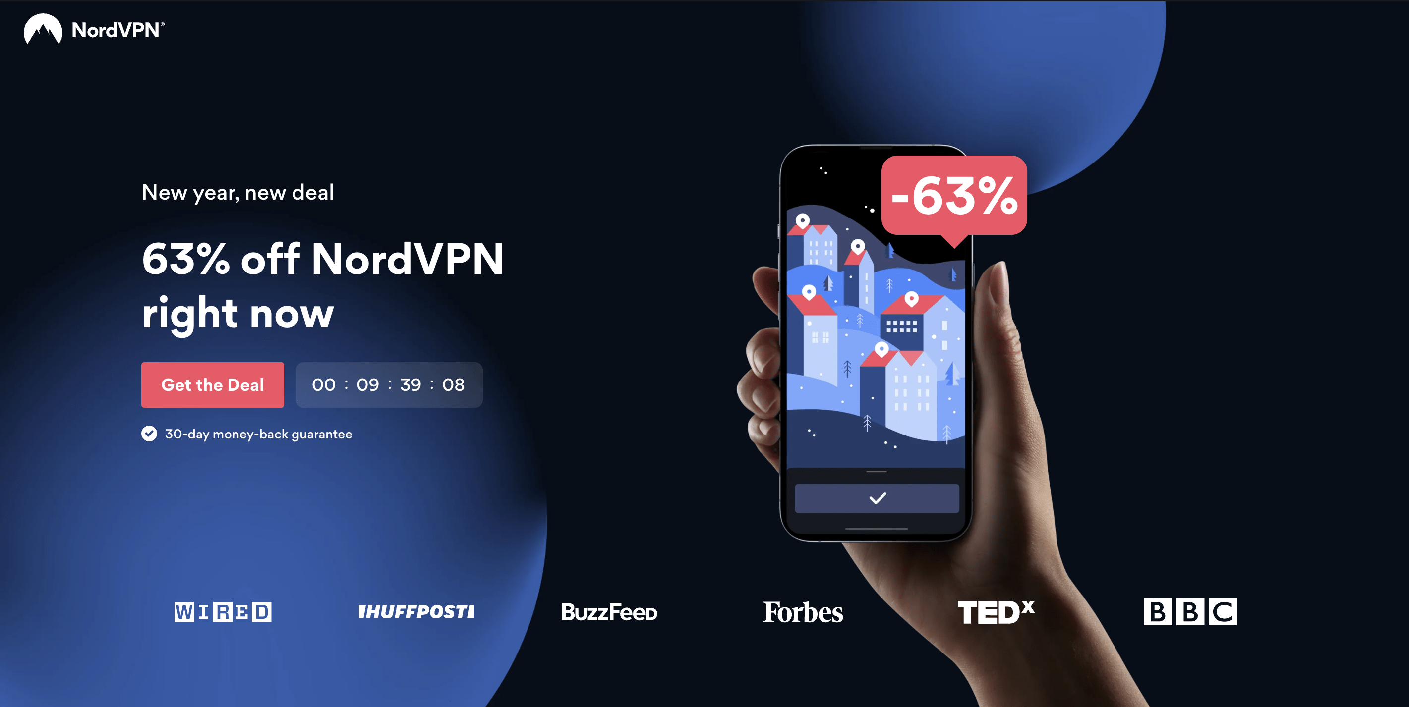 NordVPN Home Page
