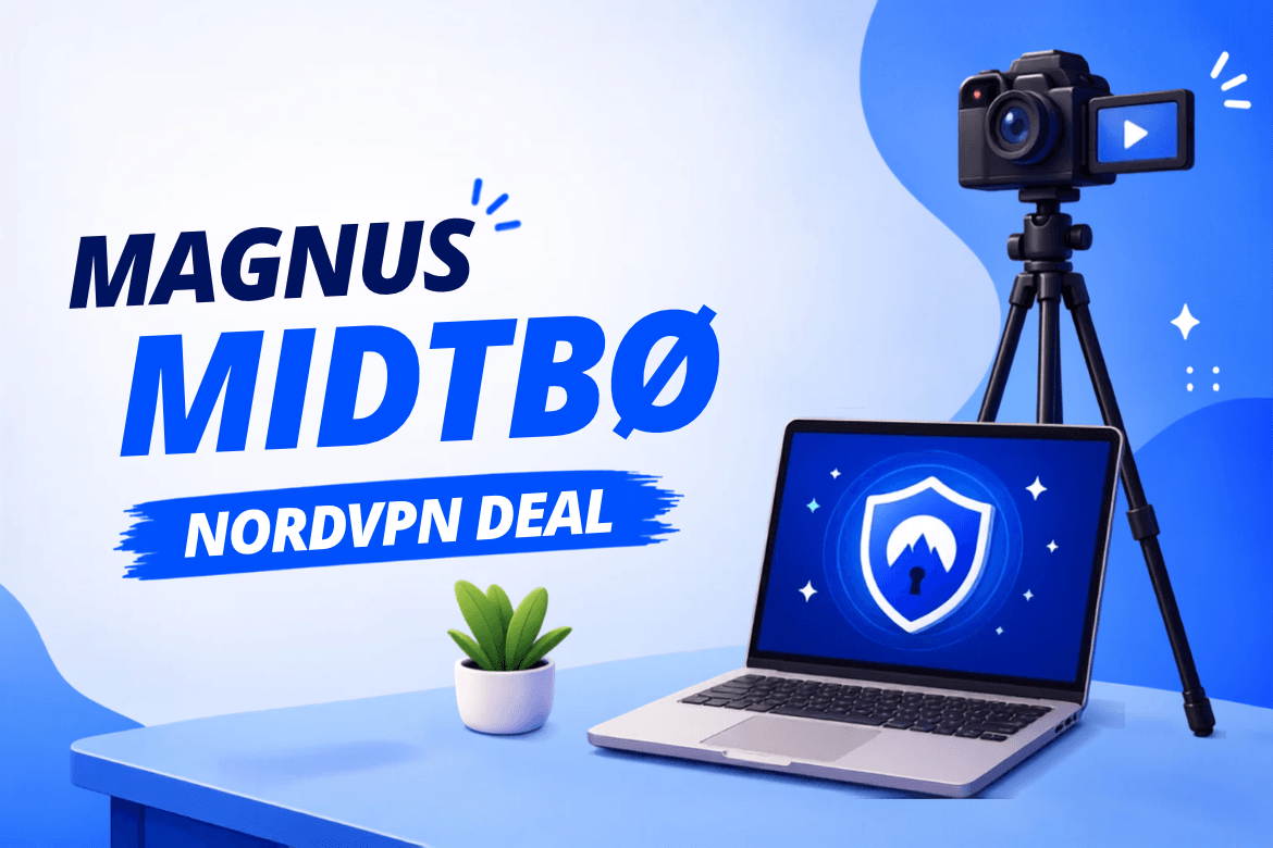 Take advantage of the incredible Magnus Midtbø NordVPN discount
