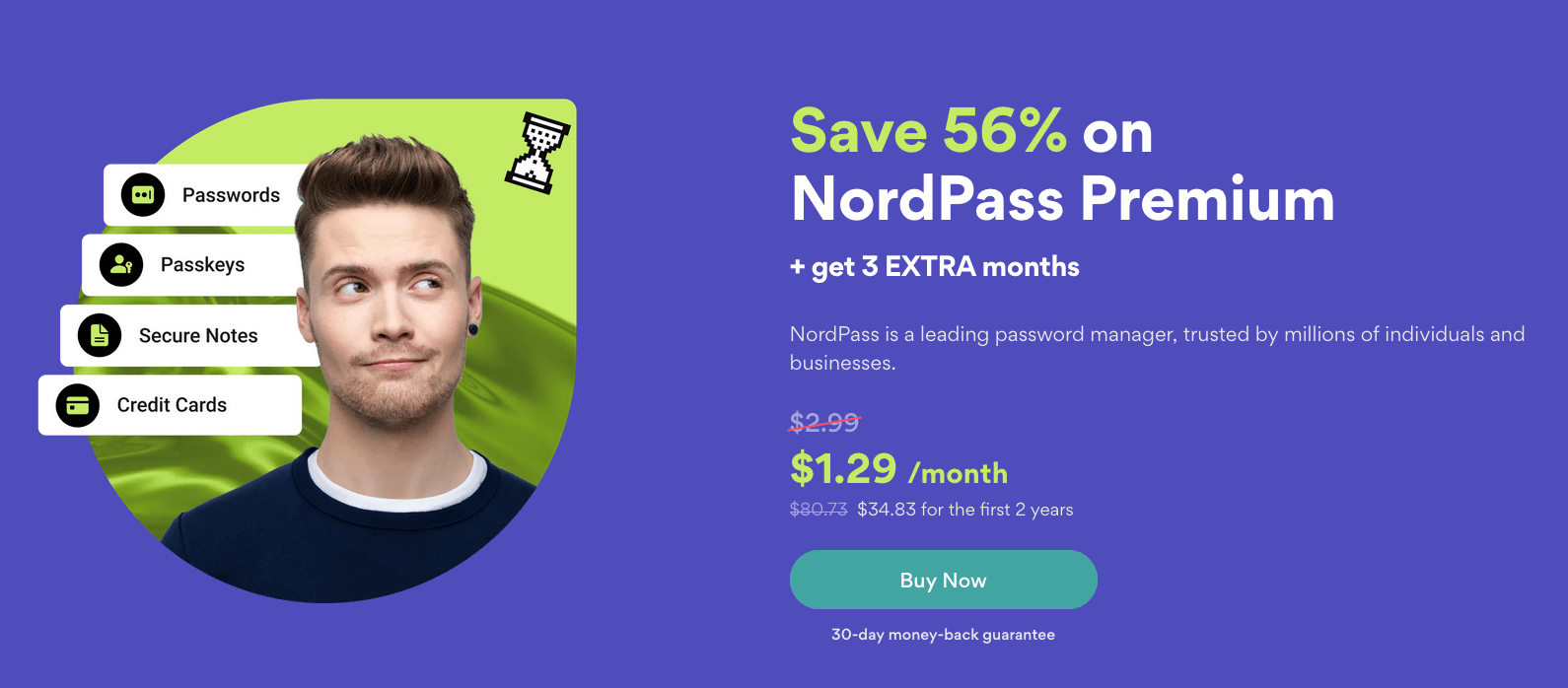 NordPass Get up to 56% OFF deal 2023