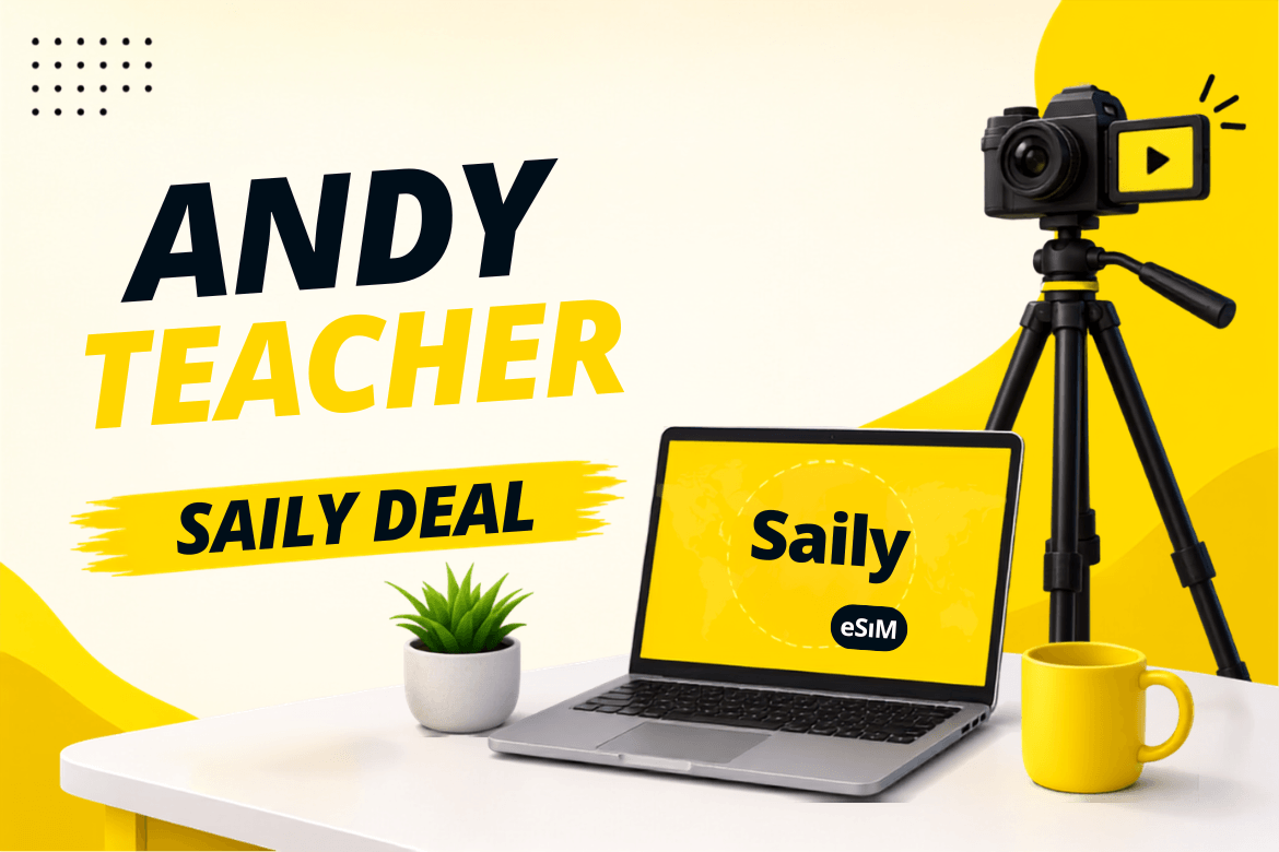 Save with Andy Teacher Saily Discount Code and Stay Connected