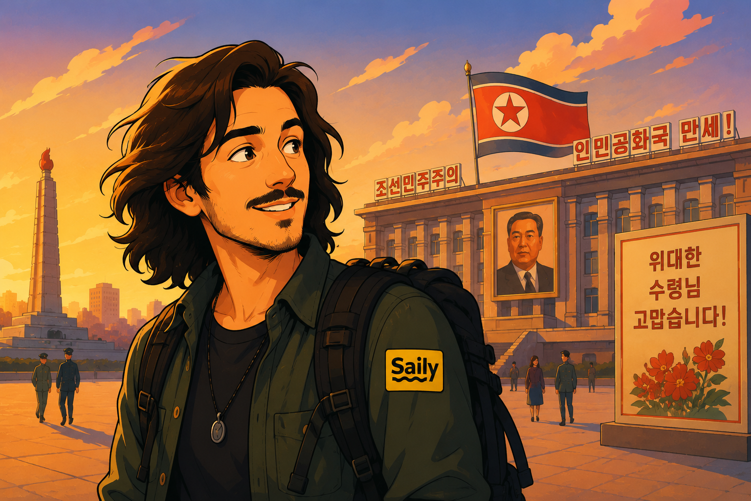 Creator Nicolò Balini in North Korea
