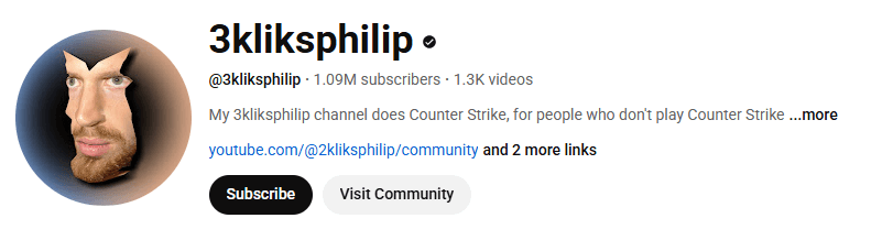 3kliksphilip Youtube channel