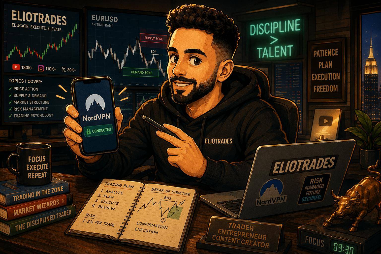 Crypto creator EllioTrades working on investment-related content