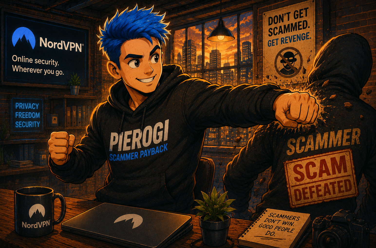 NordVPN-backed YouTuber Pierogi defeats scam