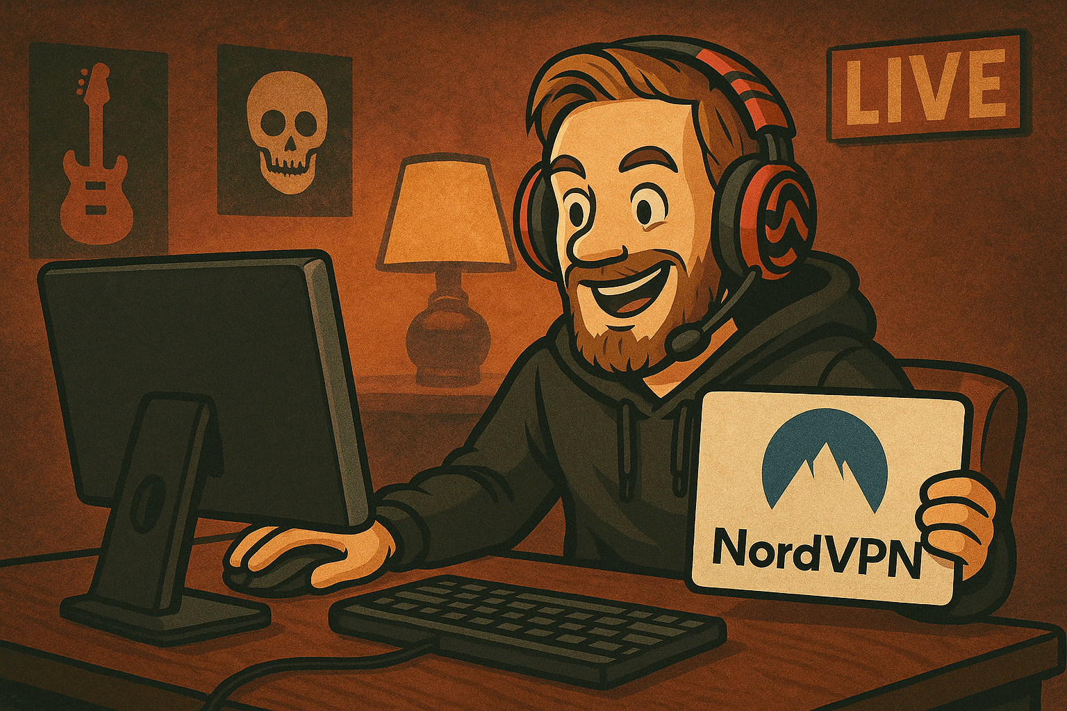 Pewdiepie promoting NordVPN 