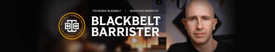 BlackBeltBarrister Youtube cover