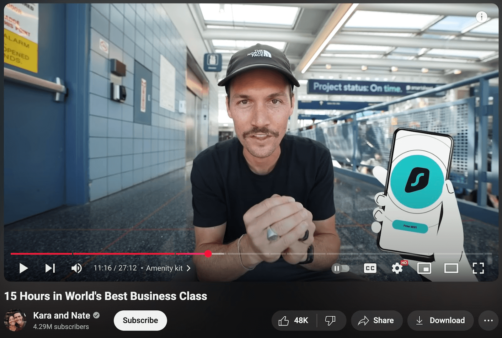 Kara & Nate promoting Surfshark