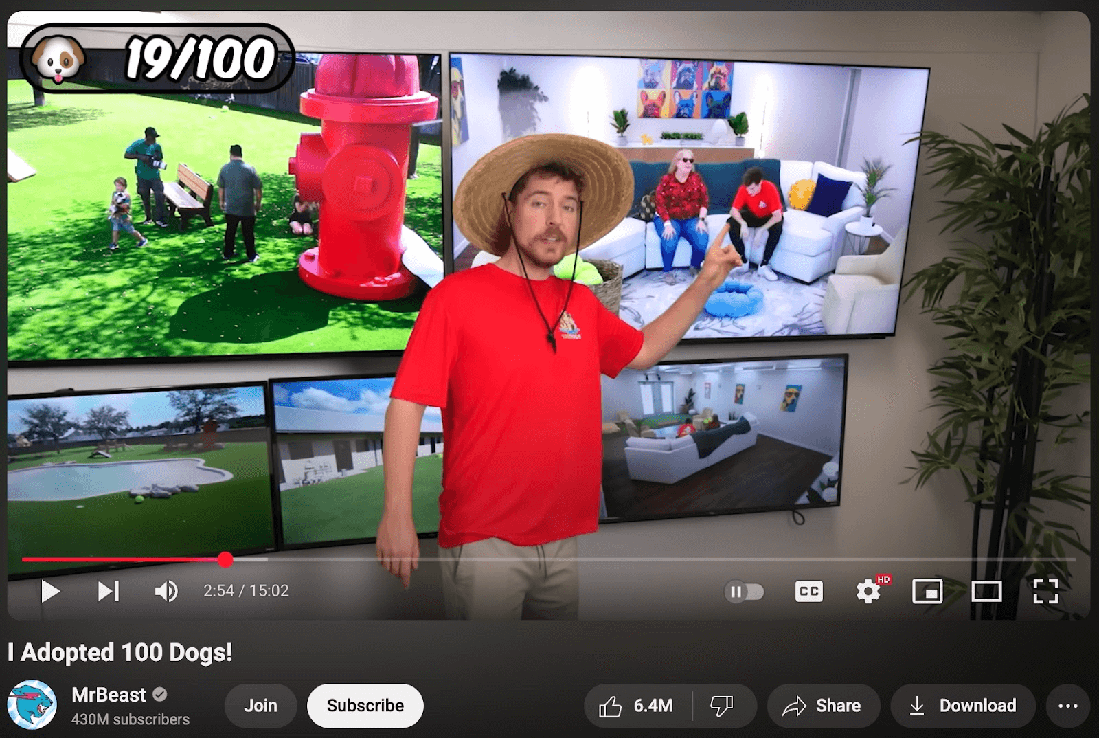 MrBeast promoting Surfshark