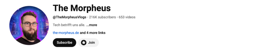 TheMorpheus Youtube channel
