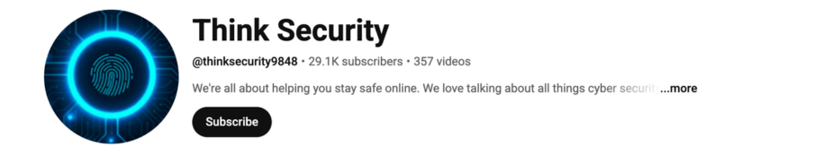 Think Security Youtube Channel